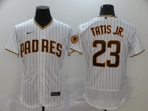 MLB San Diego Padres #23 Fernando Tatis Jr. White 2020 Nike Flexbase Jerseys