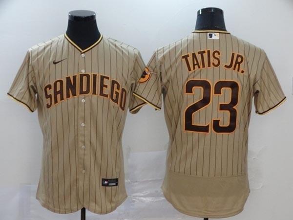 MLB San Diego Padres #23 Fernando Tatis Jr. Gray 2020 Nike Flexbase Jersey