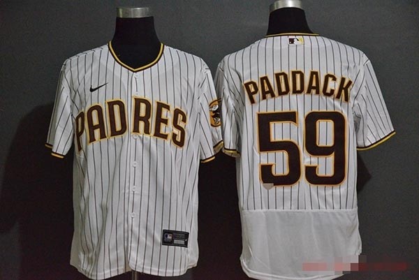 MLB San Diego Padres #59 Chris Paddack White 2020 Nike Flexbase Jerseys