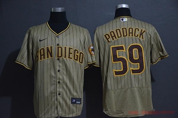 MLB San Diego Padres #59 Chris Paddack Gray 2020 Nike Flexbase Jersey