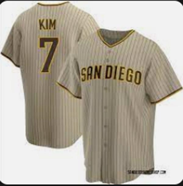 Men's San Diego Padres #7 Ha Seong Kim Tan Stitched MLB Cool Base Nike Jersey