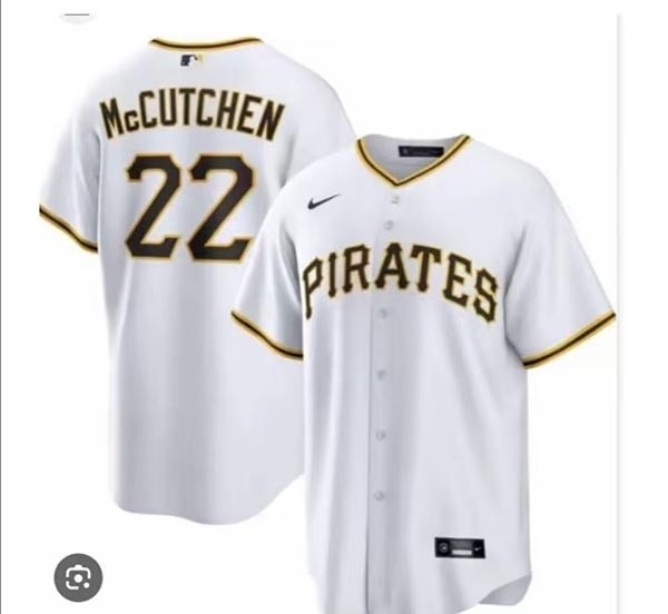 Men's Pittsburgh Pirates #22 Andrew McCutchen White Flexbase MLB Jersey