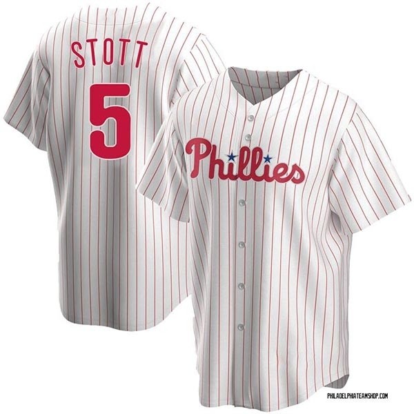 Men's Philadelphia Phillies #5 Bryson Stott Grey Cool Base Stitched Jersey