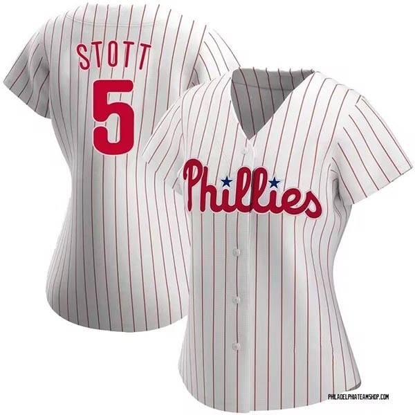 Women's Philadelphia Phillies #5 Bryson Stott White Stitched Jersey