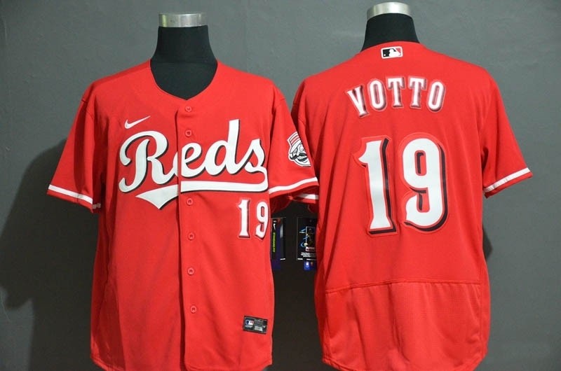 MLB Cincinnati Reds #19 Joey Votto Red 2020 Nike Flexbase Jersey