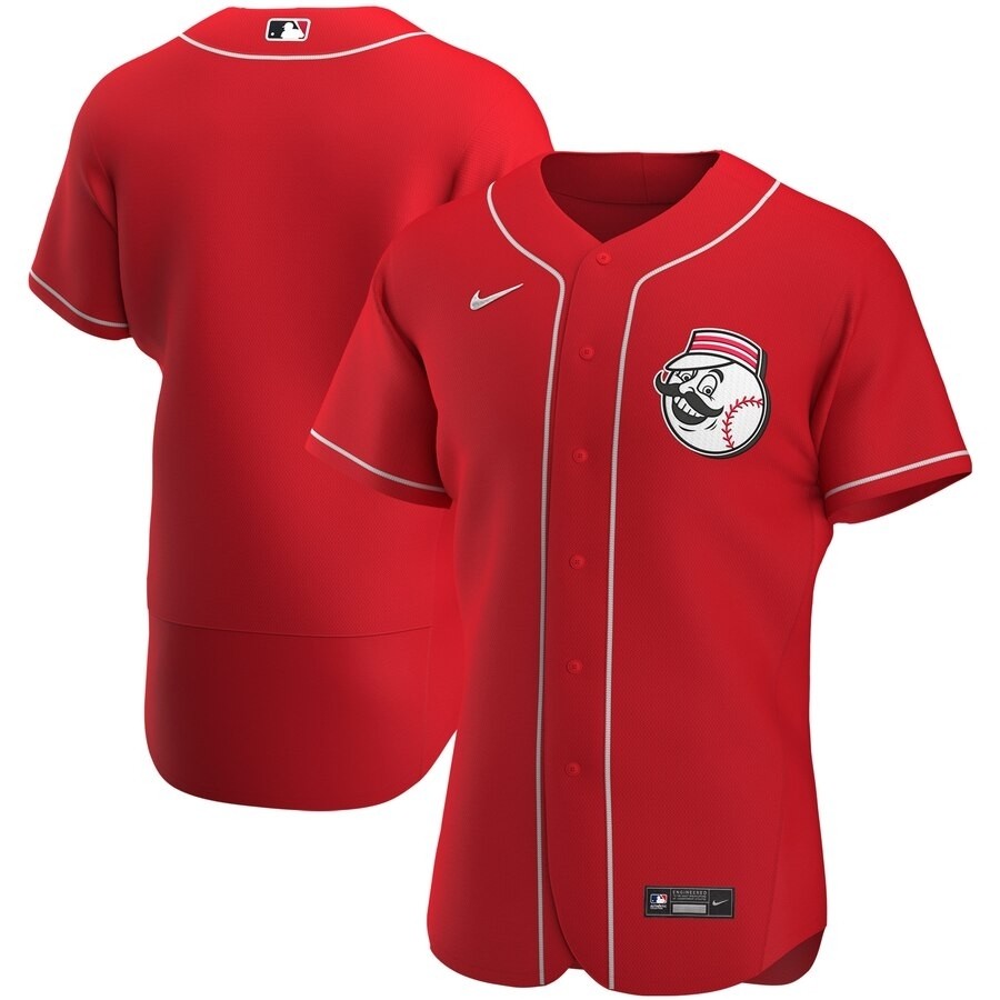 Men's Cincinnati Reds Nike Red Alternate 2020 Authentic Team MLB Jersey