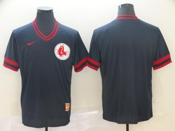 MLB Boston Red Sox Blank Navy Nike Throwback Jersey