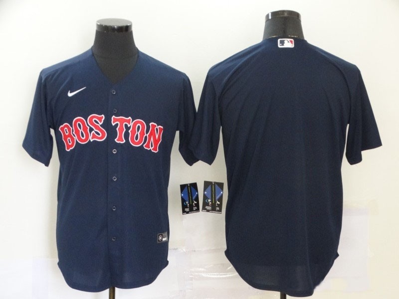 MLB Boston Red Sox Blank Navy 2020 Nike Cool Base Jersey