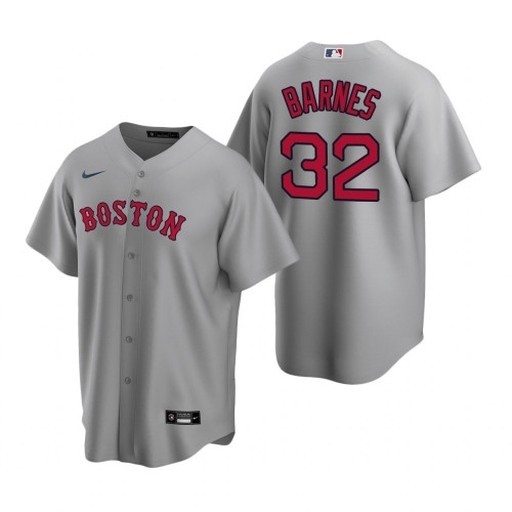 Men's Boston Red Sox #32 Matt Barnes Grey Road 2020 Cool Base Jersey