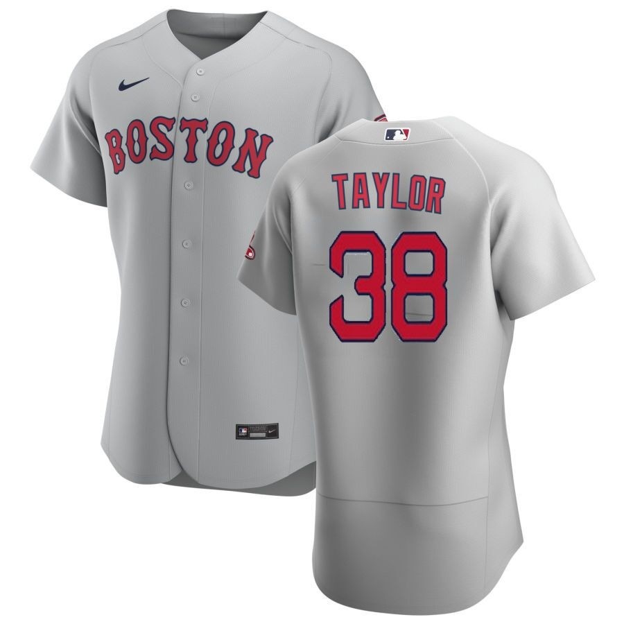 Men's Boston Red Sox #38 Josh Taylor Nike Gray Road 2020 Authentic Team MLB Jersey