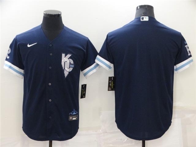 Kansas City Royals 2022 Navy City Connect Cool Base Team Jersey