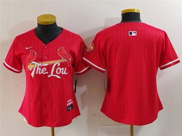 Women's St. Louis Cardinals Red 2024 City Connect Limited Team Jersey