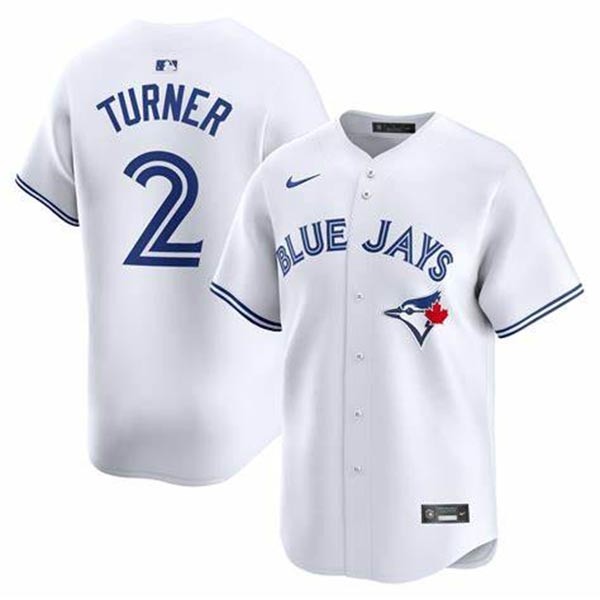 MLB Toronto Blue Jays #2 Justin Turner White Cool Base Stitched Jersey