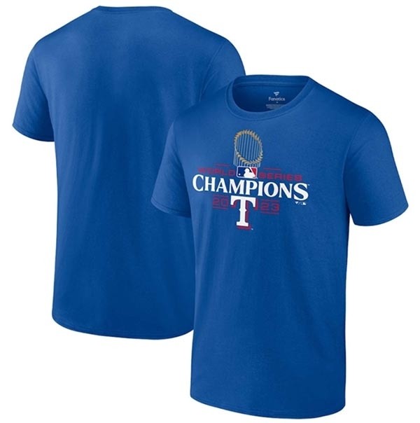 Men's Texas Rangers Royal 2023 World Series Champions T-Shirt