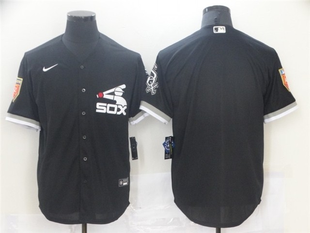 Men's Chicago White Sox Black Spring Training Cool Base Team Jersey