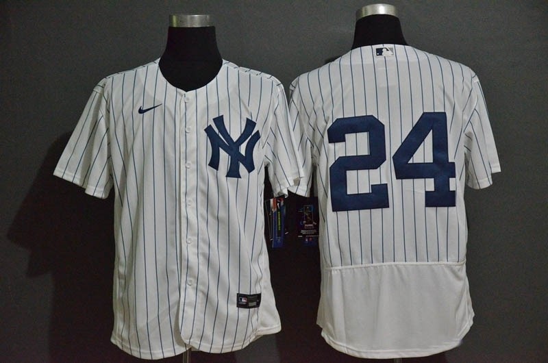 MLB New York Yankees #24 Gary Sanchez White 2020 Nike Flexbase Jersey