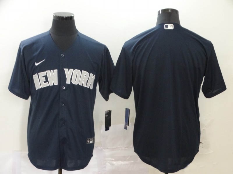 MLB New York Yankees Blank Navy 2020 Nike Cool Base Jersey