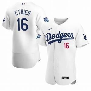 Men's Los Angeles Dodgers #16 Will Smith Nike White Home 2020 World Series Champions Authentic Player MLB Jersey