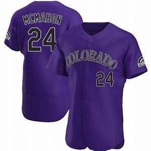 Men's Colorado Rockies #24 Ryan McMahon Nike Purple Alternate 2020 Authentic Player MLB Jersey