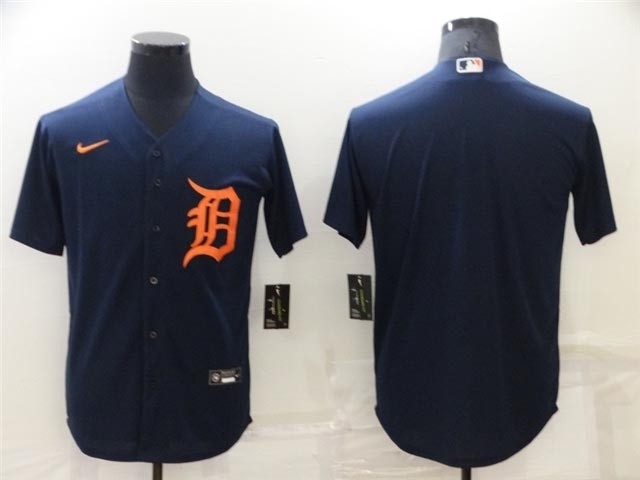 Detroit Tigers Navy-Orange Cool Base Team Jersey