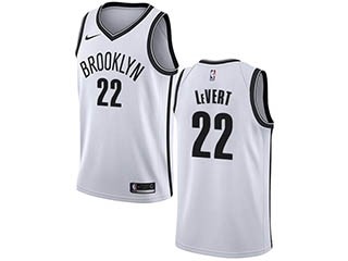 Nike Nets #22 Caris LeVert White NBA Swingman Association Edition Jersey