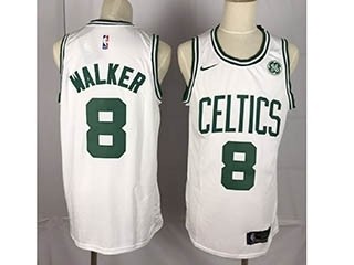 Celtics Walker #8 White nike Jersey