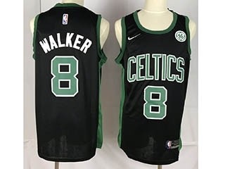 Celtics Walker #8 Black nike Jersey