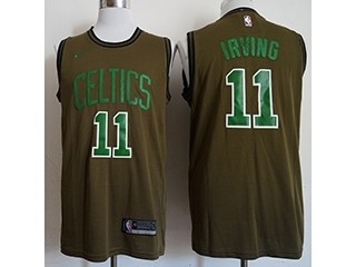 Celtics #11 Kyrie Irving Green Nike Jersey