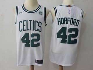 Celtics #42 Al Horford White Nike Jersey