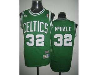 NBA Throwback Boston Celtics Kevin McHale #32 green jersey