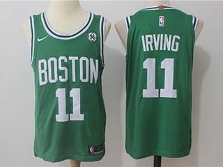 Celtics #11 Kyrie Irving Green Nike Jersey