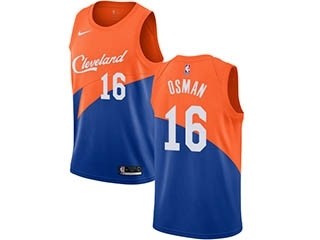 Nike Cavaliers #16 Cedi Osman Blue NBA Swingman City Edition 2018 19 Jersey