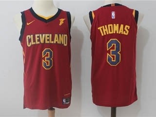 Cavaliers #3 Isaiah Thomas Red Nike Jersey