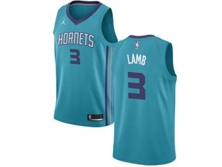 Hornets #3 Jeremy Lamb Teal NBA Jordan Swingman Icon Edition Jersey