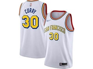 Warriors #30 Stephen Curry White Basketball Swingman Hardwood San Francisco Classic Edition Jersey