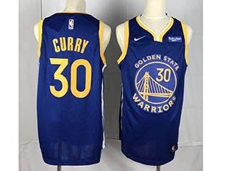 Warriors #30 Stephen Curry Blue Nike new Jersey