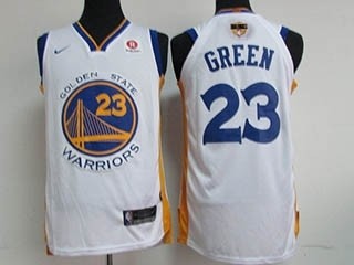 Warriors #23 Draymond Green White 2019 Finals Bound Jersey