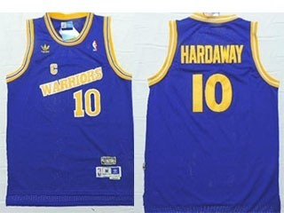 NBA Throwback Golden State Warriors Hardaway #10 Blue Home Jersey