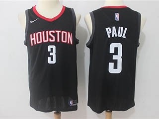 Rockets #3 Chris Paul Black Nike Swingman Jersey