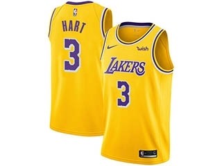 Nike Lakers #3 Josh Hart Gold NBA Swingman Icon Edition Jersey