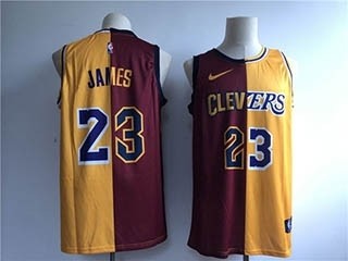 NBA Los Angeles Lakers and Cleveland Cavaliers #23 Lebron James Jersey