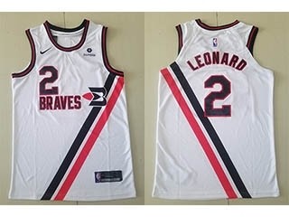 Clippers #2 Kawhi Leonard white 2020 City Edition Nike Swingman Jersey