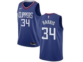 Nike Clippers #34 Tobias Harris Blue NBA Swingman Icon Edition Jersey