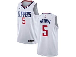 Nike Clippers #5 Montrezl Harrell White NBA Swingman Association Edition Jersey