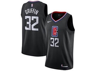 Clippers #32 Blake Griffin Black Nike Swingman Jersey