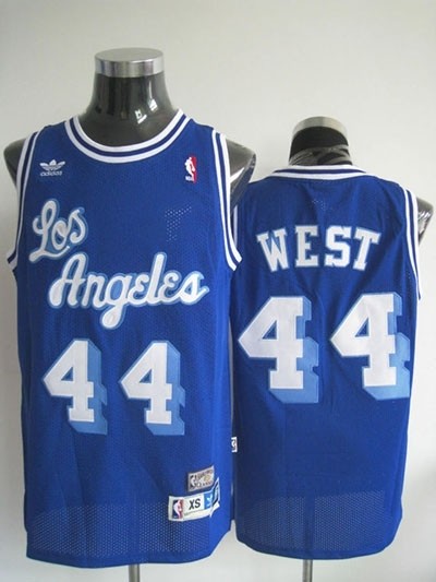 NBA Throwback Los Angeles Clippers west #44 blue Jersey