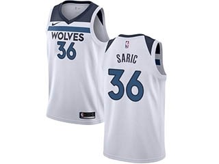 Nike Timberwolves #36 Dario Saric White NBA Swingman Association Edition Jersey