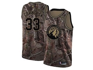 Nike Timberwolves #33 Robert Covington Camo NBA Swingman Realtree Collection Jersey