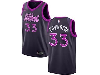 Nike Timberwolves #33 Robert Covington Purple NBA Swingman City Edition 2018 19 Jersey