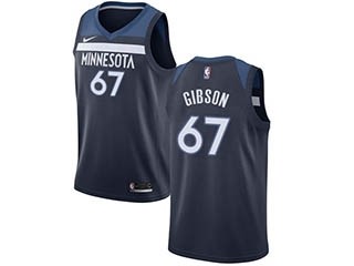 Nike Timberwolves #67 Taj Gibson Navy Blue NBA Swingman Icon Edition Jersey